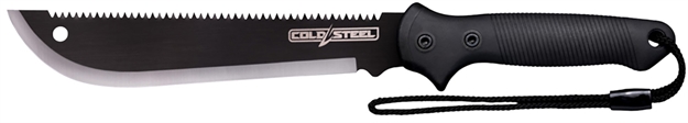 Picture of Cold Steel Csmaaxis Axis  11" Carbon Steel Blade, Black Textured Rubber Handle, 18" Long, Includes Sheath CS-MA-AXIS