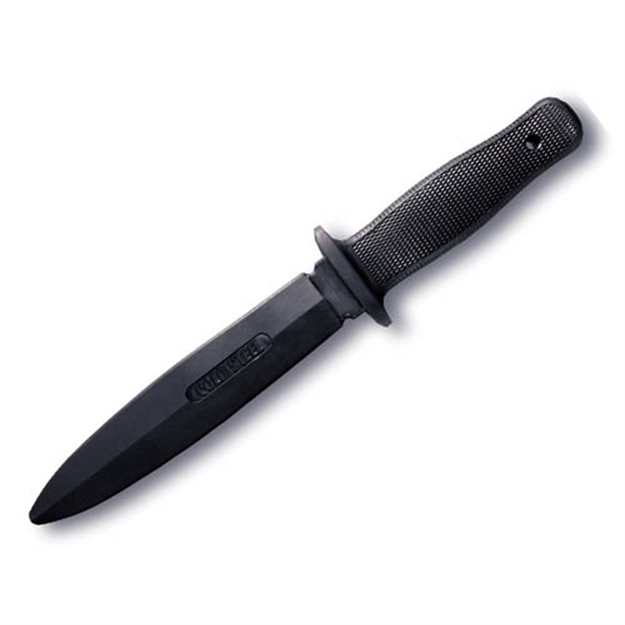 Picture of  Cold Steel Cs92r10d Peace Keeper I Rubber Trainer 7" Fixed Plain Blade Black Santoprene
