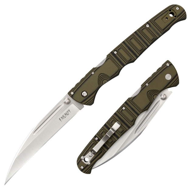 Picture of Cold Steel Frenzy I Folder 5.5 IN Plain Green-Black G10 Hndl