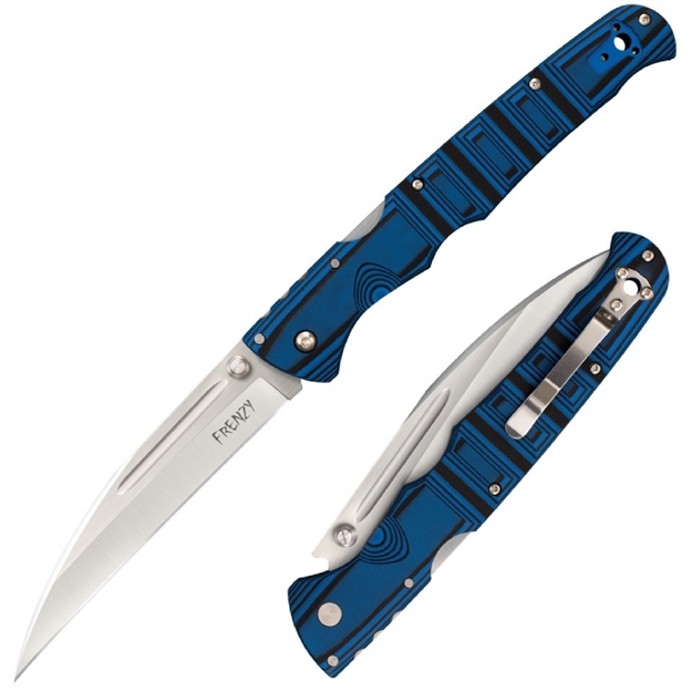 Picture of Cold Steel Frenzy II Folder 5.5 IN Plain Blue G-10 Handle