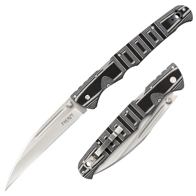 Picture of Cold Steel Frenzy Iii Folder 5.5 IN Plain White-Blk G10 Hndl