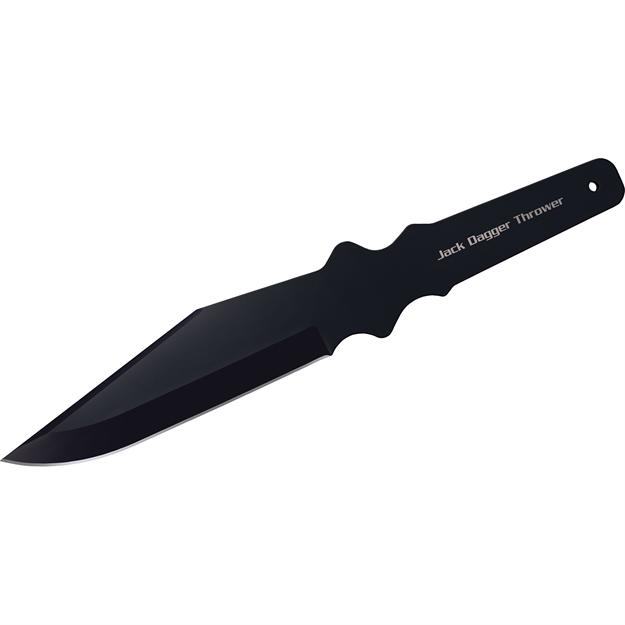 Picture of  Cold Steel Cs80tjdz Jack Dagger Thrower 7.50" Fixed Plain Clip Point Black 1050 High Carbon 705442015420