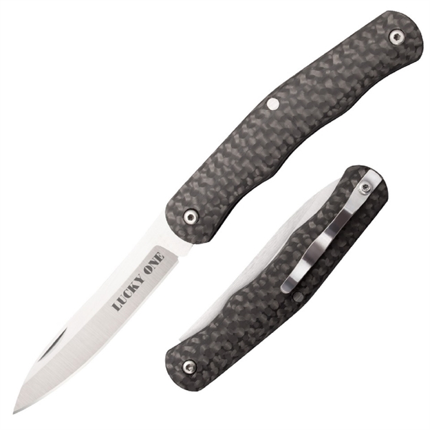 Picture of Cold Steel Lucky One Folder 2.5 IN Plain Carbon Fiber Handle