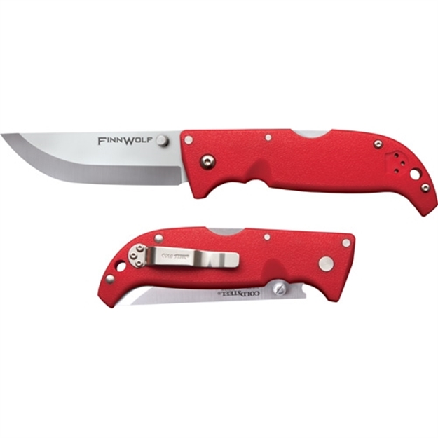 Picture of Cold Steel Steel Finn Wolf 3.5" Red Clip Folder W/Tri-Ad Lock