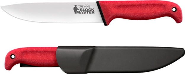Picture of Cold Steel Steel Slock Master 6.75" Plain Edge Blade Red Tim Wells CS20VSTW