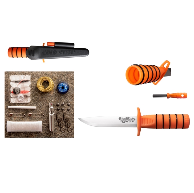 Picture of Cold Steel Survival Edge Fixed 5.0 IN Plain Orange Polymer 80Ph