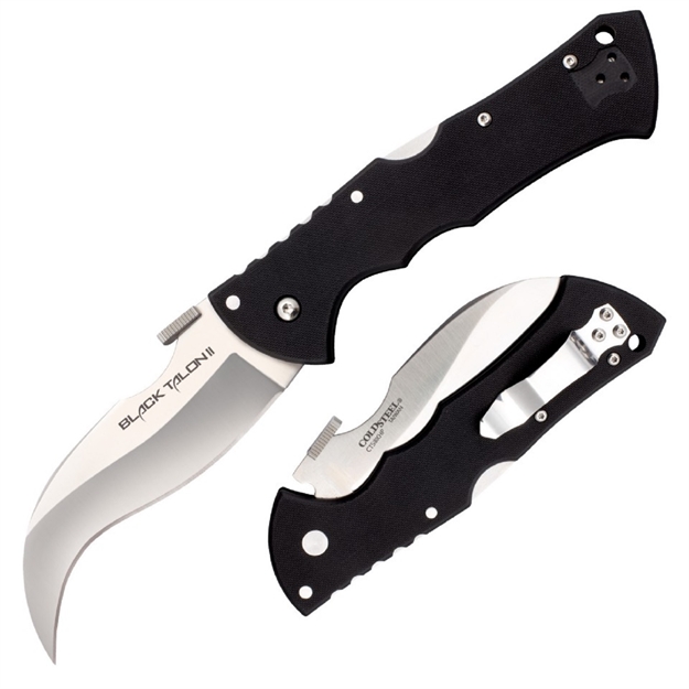 Picture of Cold Steel Talon II Folder 4.0 IN Plain Black G-10 Handle