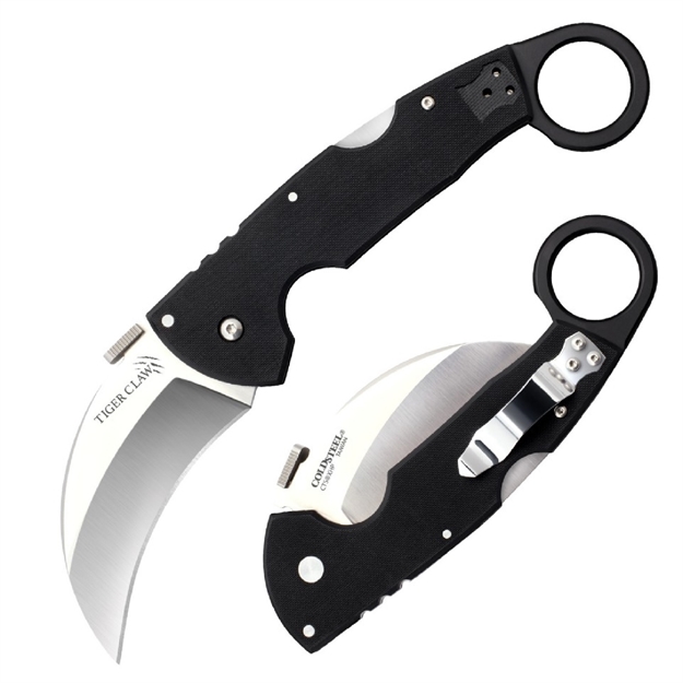 Picture of Cold Steel Tiger Claw Karambit Folder 3.25In Plain G-10 Hndl