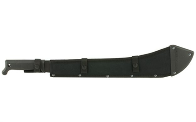 Picture of  Cold Steel Cs97lbms Bolo  18" Black Matte Baked-On Anti Rust 1055 Carbon Steel Blade/ Black Polypropylene Handle 23.63" Long Includes Sheath 705442011835