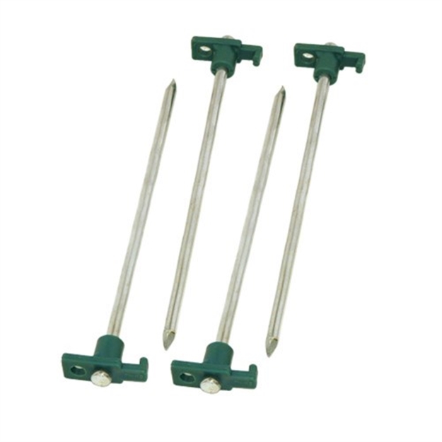 Picture of  Coleman 10 Inch Steel Tent Stakes Green/Silver 2000016444