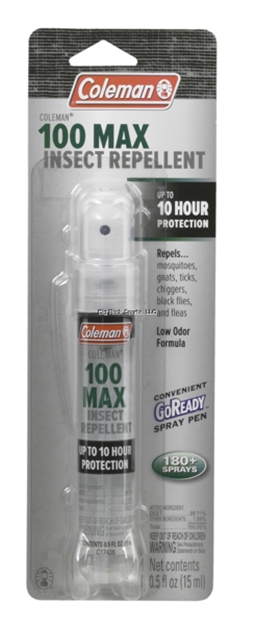 Picture of Coleman 100 Max Insect Repellent, 0.5Oz Spray Pen, 98.11% Deet