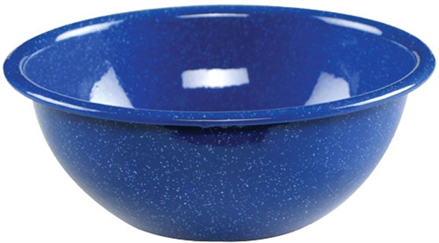 Picture of Coleman 6" Enamel Mixing Bowl Classic Blue Speckled