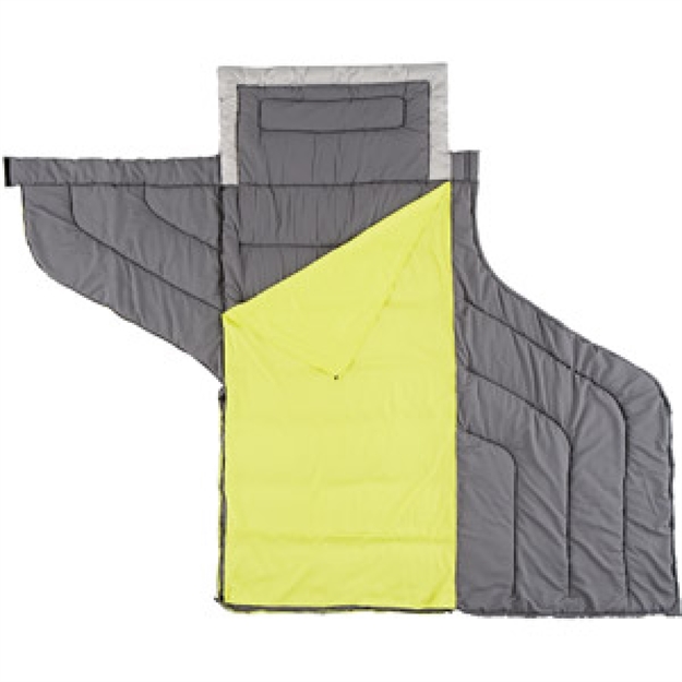 Picture of Coleman Adjustable Comfort 84X36 IN Sleeping BG Gry/Lime/Tan