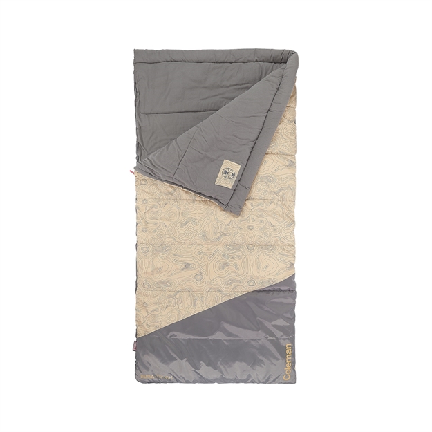 Picture of Coleman Big-N-Tall 30 Sleeping Bag Tan Fits UP TO 6Ft 7In