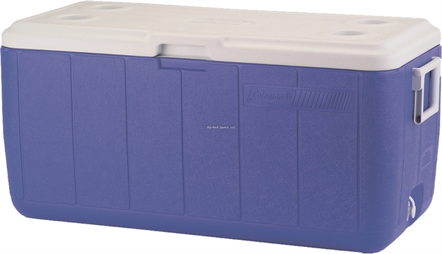 Picture of Coleman Chest Cooler 100Qt W/Insulated Lid Blue NO Tray/ Cutting Board 5298A718g