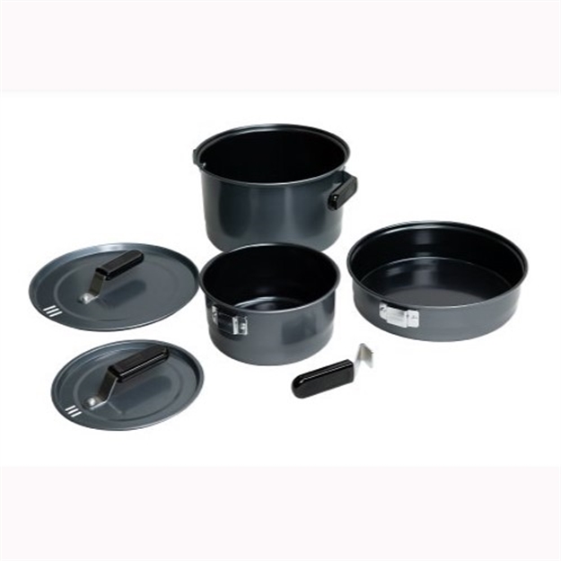 Picture of Coleman Family Cookset 6 Piece Black Enamel 2000016423