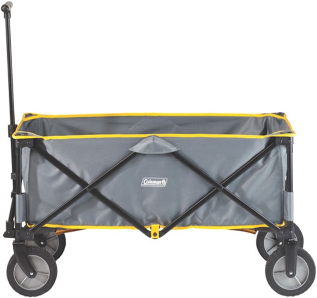 Picture of Coleman Folding Camp Wagon W/ Wheels Gray/Black/Yellow Trim! 2000023362