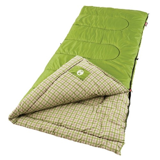 Picture of Coleman Green Valley 75X33 Inch Rectangle Sleeping Bag Green