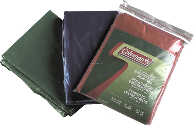 Picture of Coleman Emergency Poncho Assorted Colors 1 Poncho