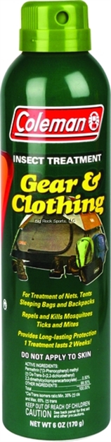 Picture of Coleman Gear & Clothing Insect Repellent, Tick And Mosquito, 6Oz,  0.5% Permethrin