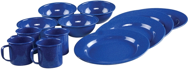 Picture of Coleman Rugged Series 12Pc Enamelware Dining Set