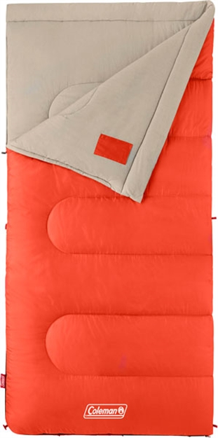 Picture of Coleman Sleeping Bag Oak Point 30 Degree Big & Tall Orange