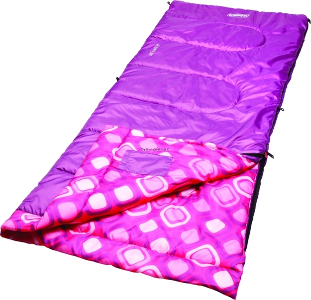Picture of Coleman Sleeping Bag Rectangular Youth Girls