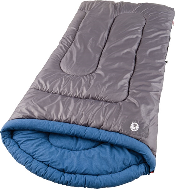 Picture of Coleman White Water 84X39 Inch Rectangle Sleeping Bag Gry/Bl