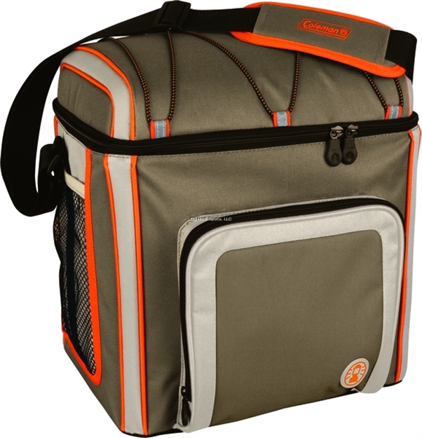Picture of Coleman Soft Cooler 16Can W/Removable Hard Liner Tan/Org