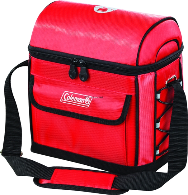 Picture of Coleman Soft Cooler 9 Can W/Removable Hard Liner Red