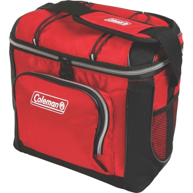 Picture of Coleman Soft Sided 16 Can Cooler Red W/ Liner