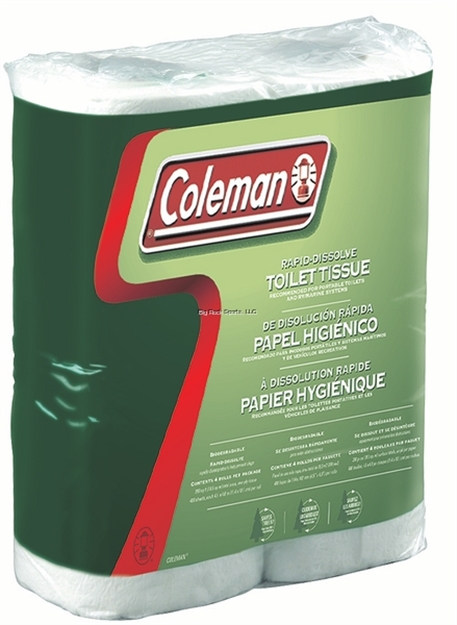 Picture of Coleman Toilet Paper 4 Rolls Per Pack