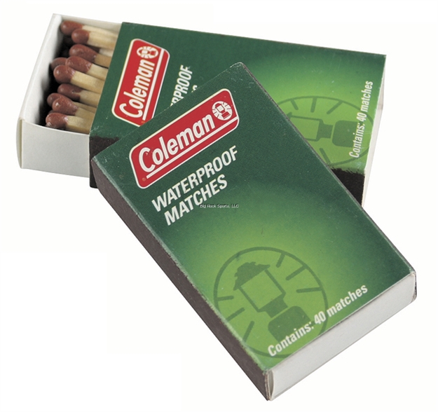 Picture of Coleman Waterproof Matches 40 Matches Per Box