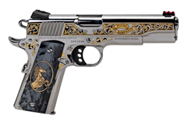 Picture of Colt 1911 38 Super EL Potro Rampante II - 500 Made Bright Stainless O1073ccs-Epii