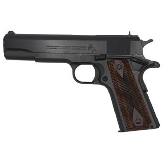 Picture of  Colt Mfg O1911c38 1911 Government 38 Super 9+1 5" Blued National Match Barrel, Serrated Steel Slide & Frame W/Beavertail, Black Cherry Checkered G10 Grip 098289112231