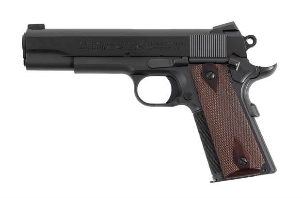 Picture of  Colt Mfg O1911se-A1 Government Limited Edition 45 Acp 7+1 5" Blued National Match Barrel, Blued Steel Serrated Slide, Blued Carbon Steel Frame W/Beavertail, Rosewood Checkered Grip, Ambidextrous 098289113207