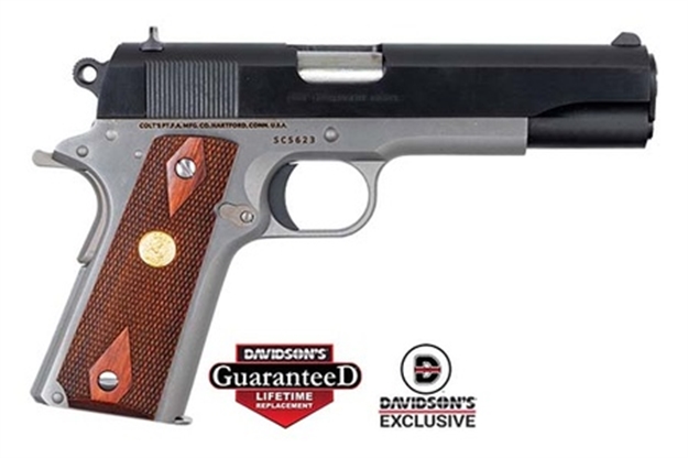 Picture of Colt 1911Goverment 5" 45Acp 7Rd Two Tone Series 70 Limited Scs Frame