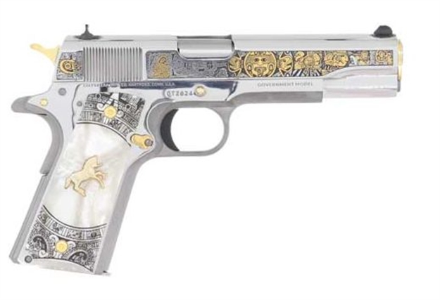 Picture of Colt 1991 Aztec Empire .38Sup. SS 5" W/Knife 1 OF 25  (Talo)