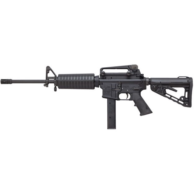 Picture of  Colt Mfg Ar6951 M4 Carbine 9Mm Luger 32+1 16.10" Barrel, Black Rec/Barrel, A2 Flash Hider, Black 4 Position Collapsible Stock, Black Polymer Grip