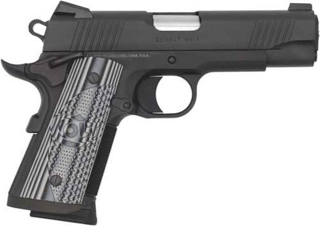 Picture of Colt Combat Unit 9Mm 4.25" 8Rd Anodize Black Gray Grips O9842CCU