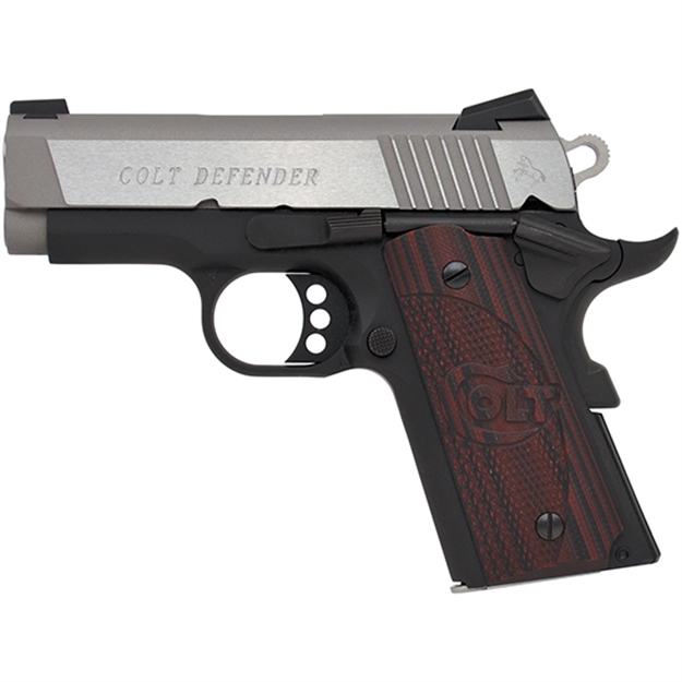 Picture of Colt Defender 45Acp 3 SS Slide Blk Cerakote Frame