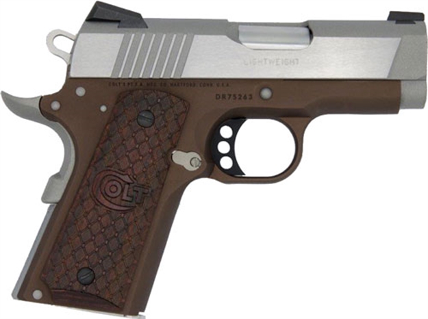 Picture of Colt Defender .45Acp FS 3" Earth Brown Frm Ss/Sld (Talo)