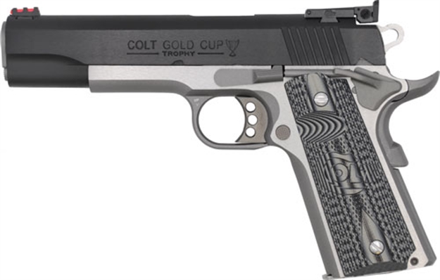 Picture of Colt Gold Cup Lite 38 Super Two-Tone Red Fiber Optic G10 GO5073GCLTT