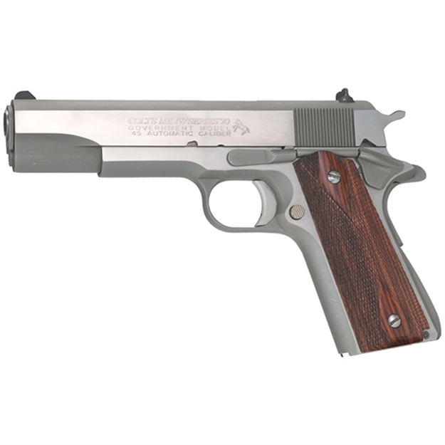 Picture of Colt Government 45Acp 5 Brushed SS Series 70 O1070A1CS