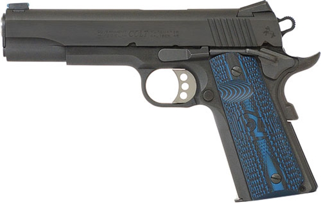 Picture of Colt Govt Competition .38Super 5" Blackened S/S Adj Sgts G10<