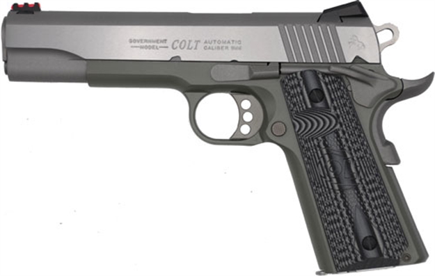 Picture of Colt Govt Competition 9Mm 5" Jungle Green Adj. Sgts G10
