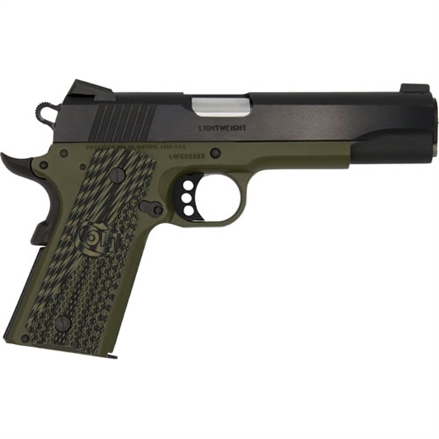 Picture of Colt L/W Government .45Acp OD Green Frame Blue Slide
