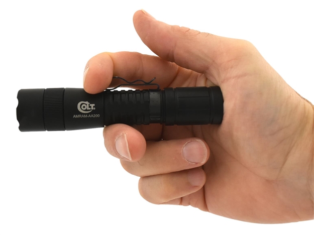 Picture of Colt Lights Cltam2001aa Amram Microtac 200 200 Lumens AA (1) Black