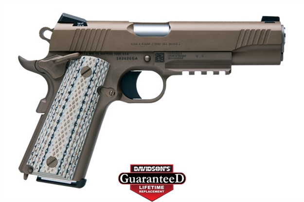 Picture of Colt M45a1 45Acp Zink Ion Brown 5" NS Rail