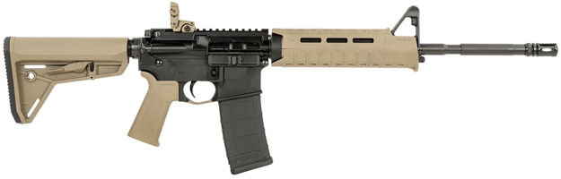 Picture of Colt Mfg Cr6920mpsfde M4 Carbine 5.56X45mm Nato 30+1 16.10", Black Rec, Fde Magpul Furniture, SL Carbine Stock & Grip, Vertical Grip, Mbus Rear Sight CR6920MPS-FDE